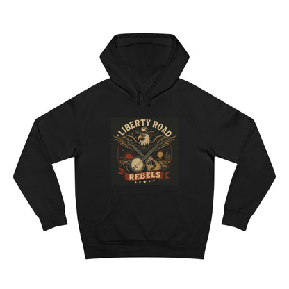 Liberty Road Rebels Vintage Americana Style Hoodie Unisex Sweatshirt