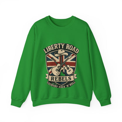 Liberty Road Rebels Britannia Sweatshirt Unisex Crewneck Longsleeve T-Shirt