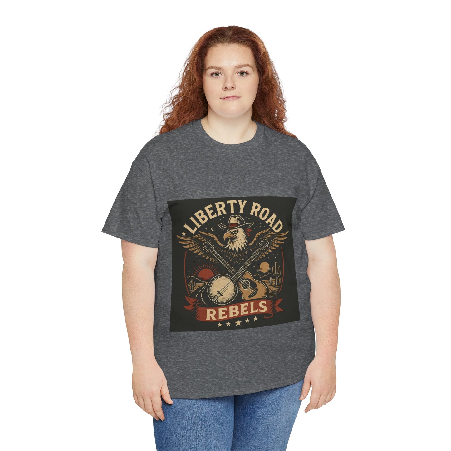 Liberty Road Rebels Vintage Americana Style Tee Unisex T-Shirt