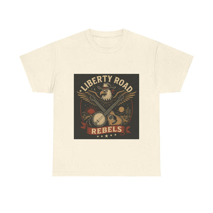 Liberty Road Rebels Vintage Americana Style Tee Unisex T-Shirt
