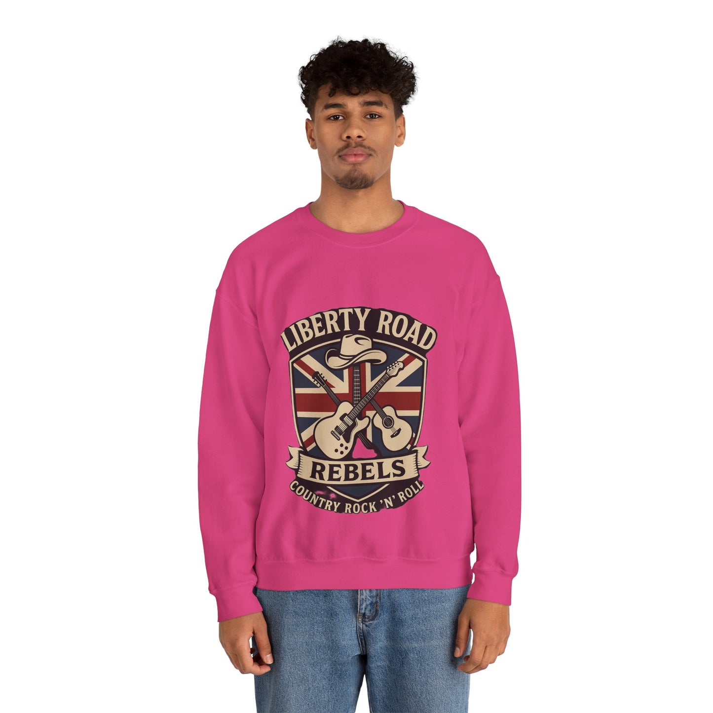 Liberty Road Rebels Britannia Sweatshirt Unisex Crewneck Longsleeve T-Shirt