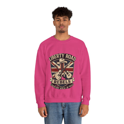 Liberty Road Rebels Britannia Sweatshirt Unisex Crewneck Longsleeve T-Shirt