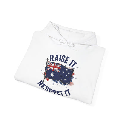 Raise It Respect It Aussie Flag Pride Unisex Sweatshirt