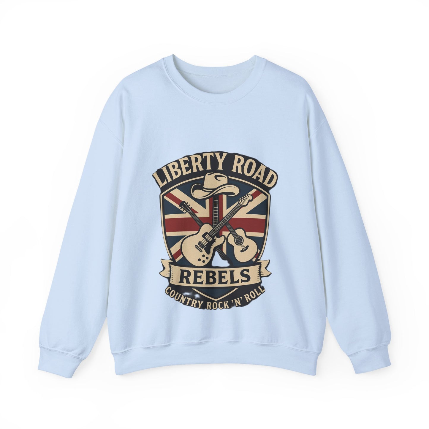 Liberty Road Rebels Britannia Sweatshirt Unisex Crewneck Longsleeve T-Shirt
