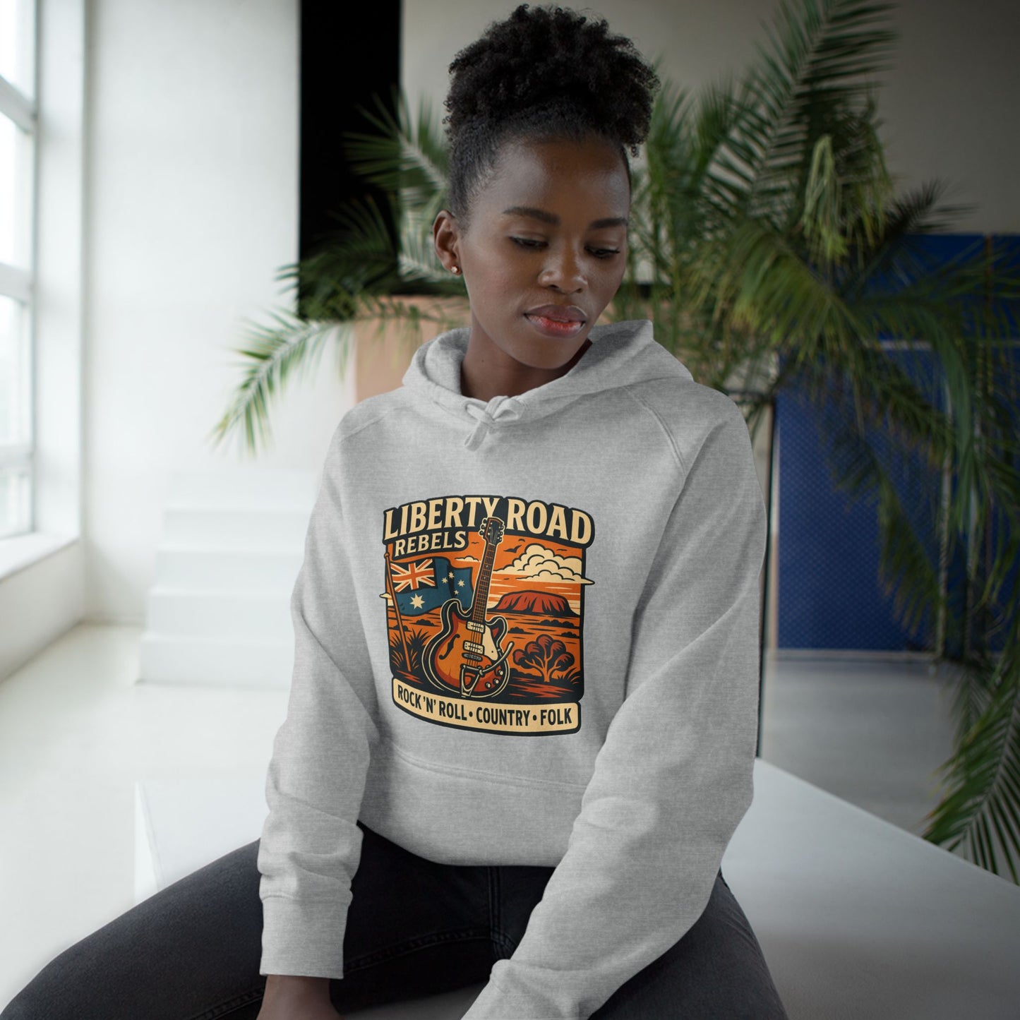 Liberty Road Rebels Vintage Australiana Hoodie