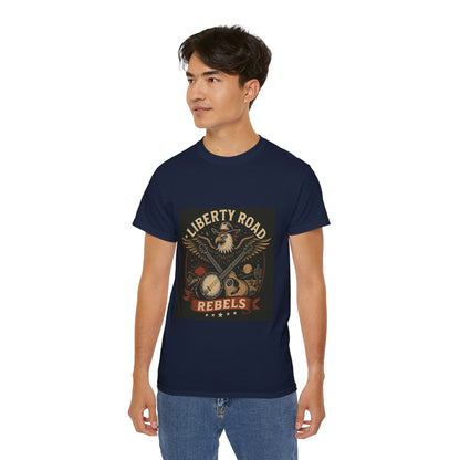 Liberty Road Rebels Vintage Americana Style Unisex Tee T-Shirt
