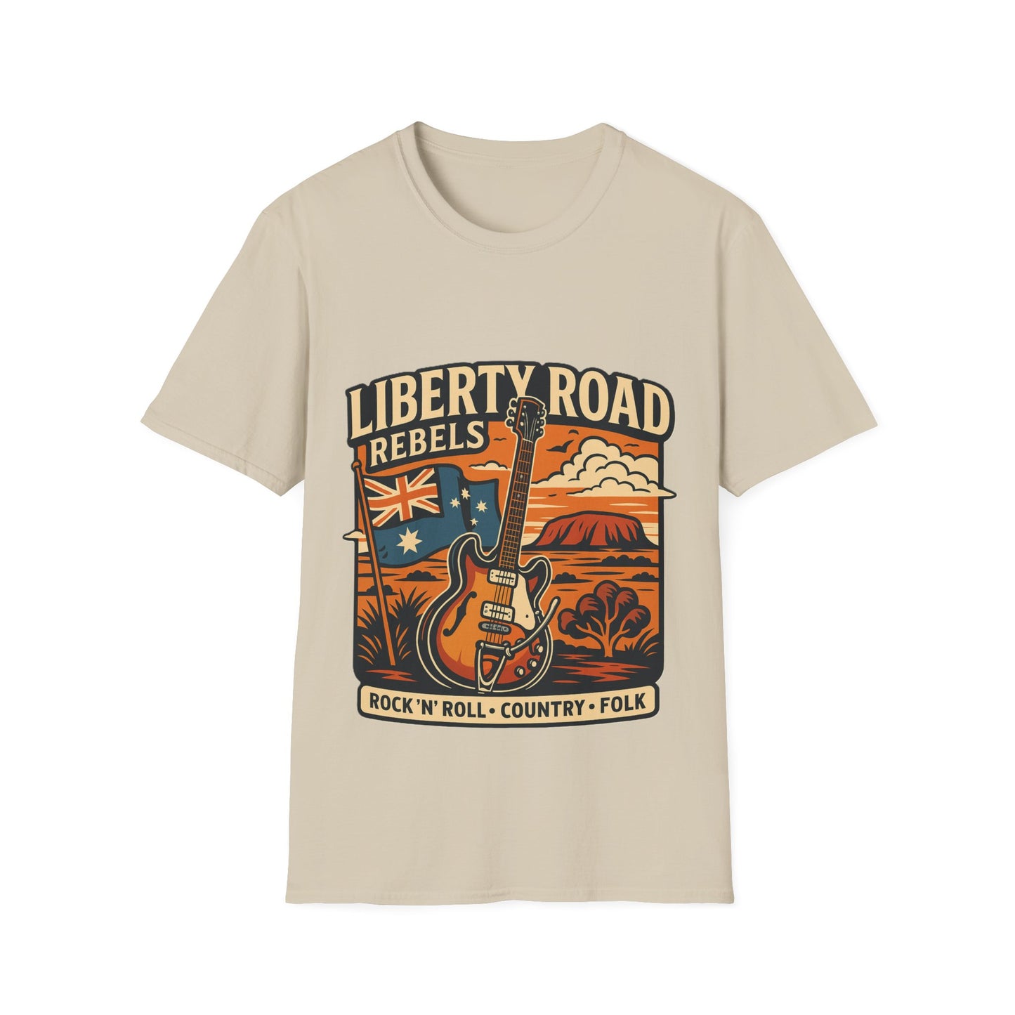 Liberty Road Rebels Australiana T-Shirt Unisex Graphic Tee