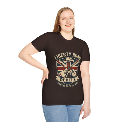 Liberty Road Rebels Britannia T-Shirt  Unisex Softstyle Tee