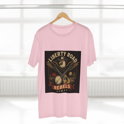 Liberty Road Rebels Vintage Americana Style Tee T-Shirt