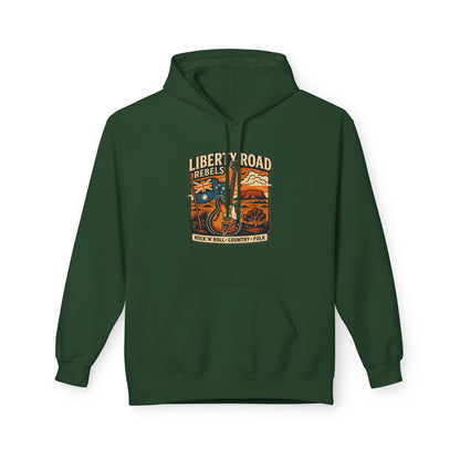 Liberty Road Rebels Vintage-Inspired Australiana Hoodie Cozy Sweatshirt