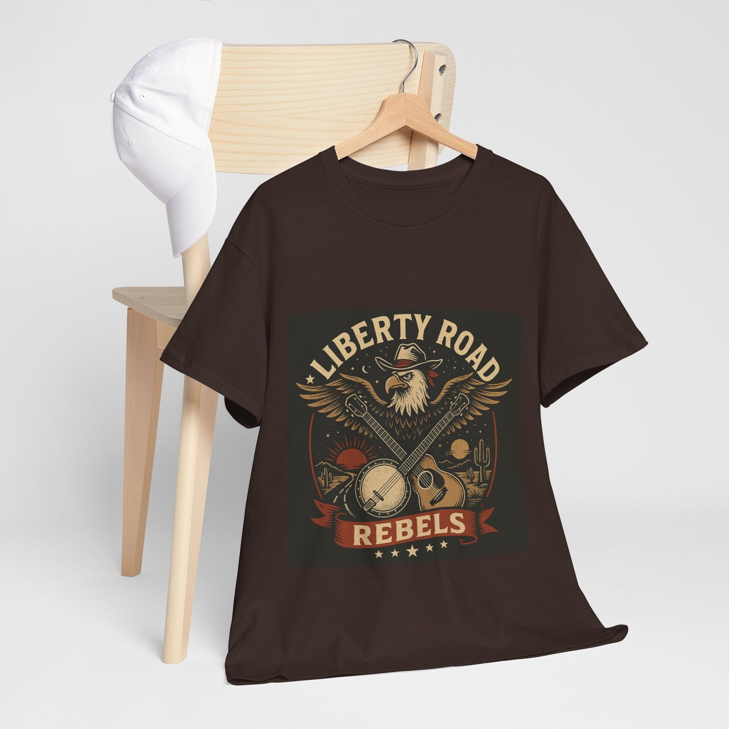 Liberty Road Rebels Vintage Americana Style Tee Unisex T-Shirt