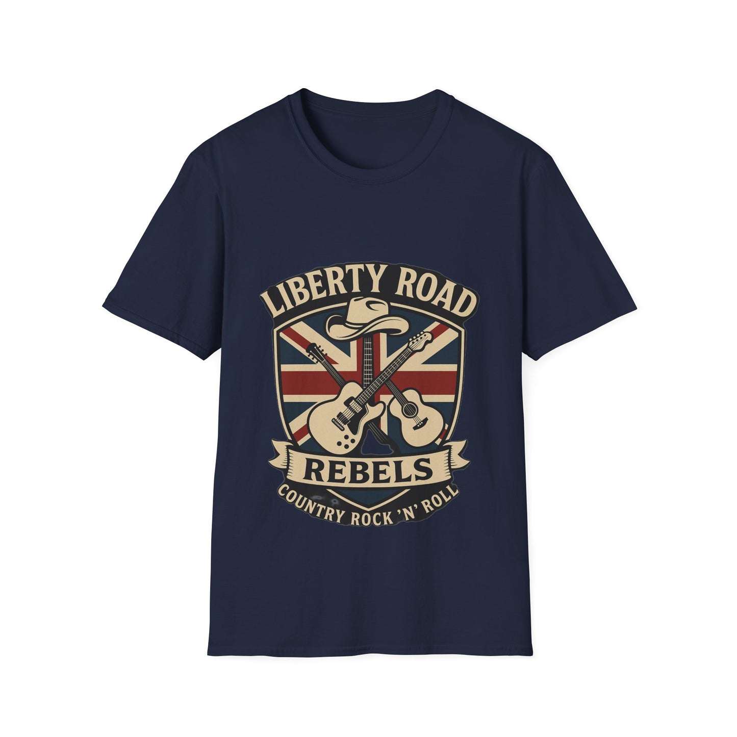 Liberty Road Rebels Britannia T-Shirt  Unisex Softstyle Tee