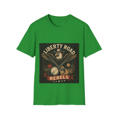 Liberty Road Rebels Vintage Americana Style T-Shirt