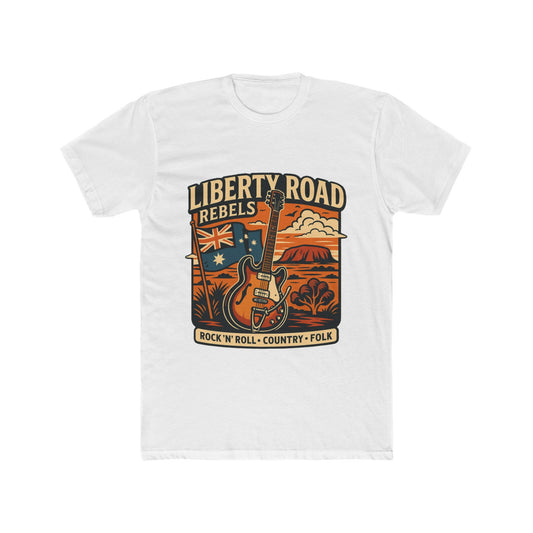 Liberty Road Rebels Vintage Australiana Rock 'n' Roll Tee T-Shirt
