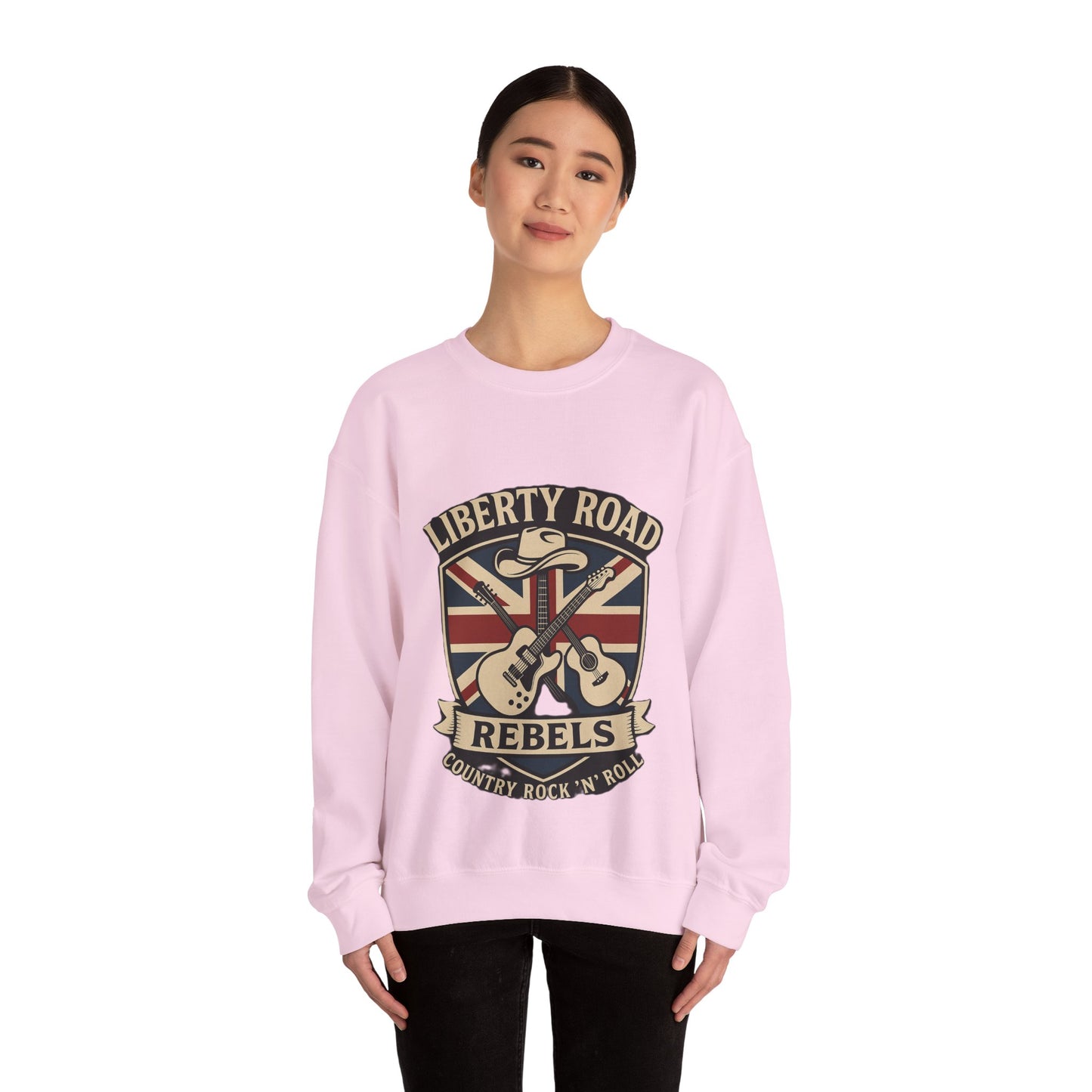Liberty Road Rebels Britannia Sweatshirt Unisex Crewneck Longsleeve T-Shirt