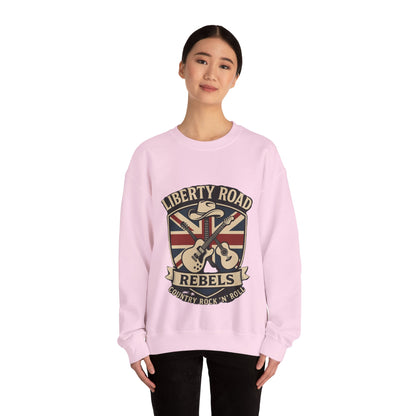 Liberty Road Rebels Britannia Sweatshirt Unisex Crewneck Longsleeve T-Shirt