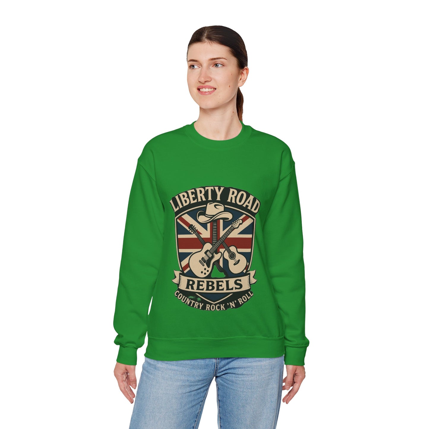 Liberty Road Rebels Britannia Sweatshirt Unisex Crewneck Longsleeve T-Shirt