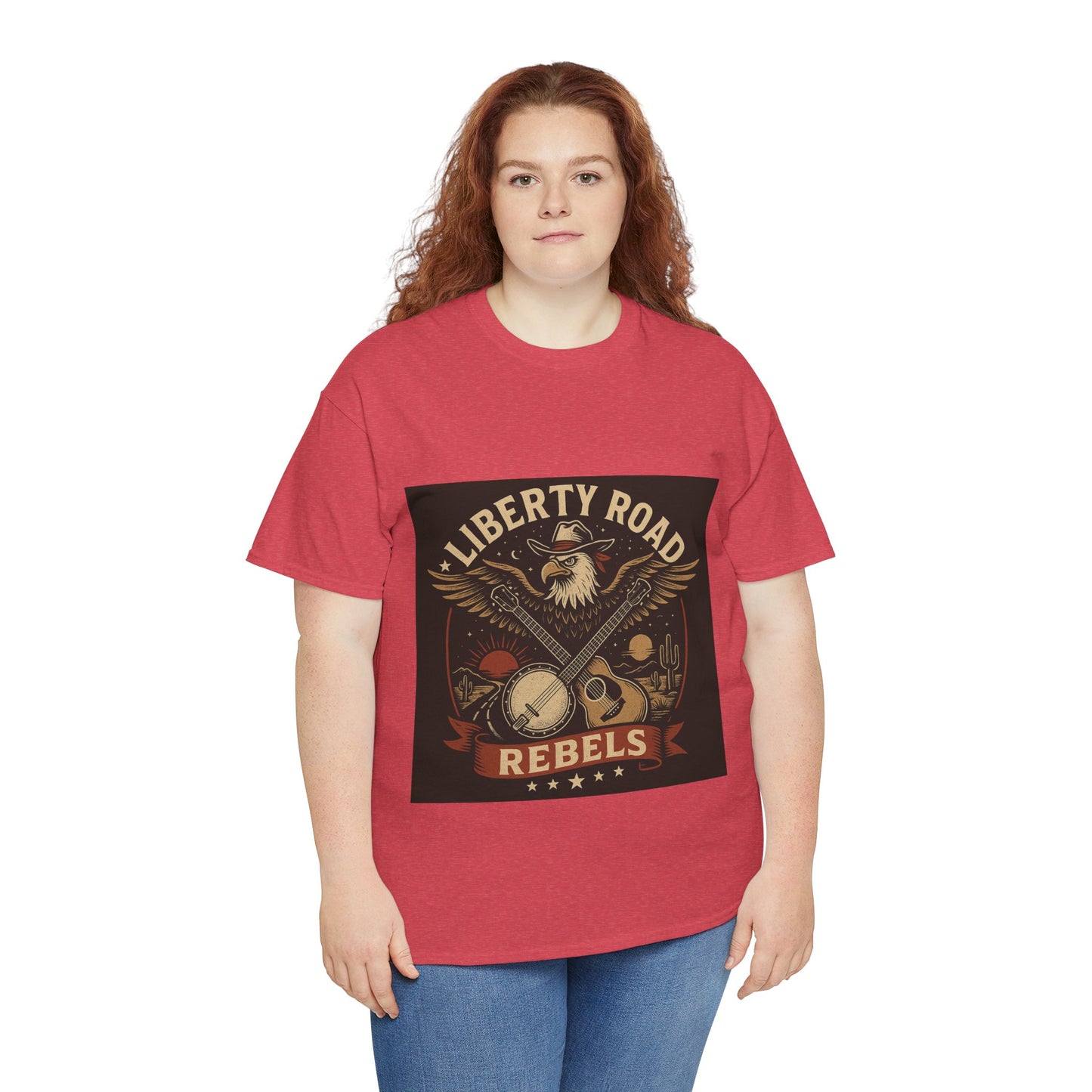Liberty Road Rebels Vintage Americana Style Tee Unisex T-Shirt