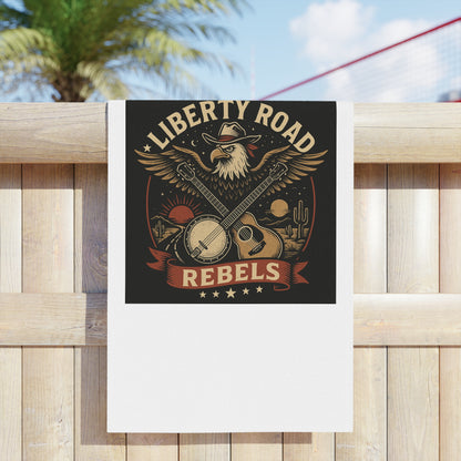 Liberty Road Rebels Vintage Americana Style Beach Towels