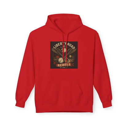 Liberty Road Rebels Vintage Americana Style Soft Fleece Hoodie