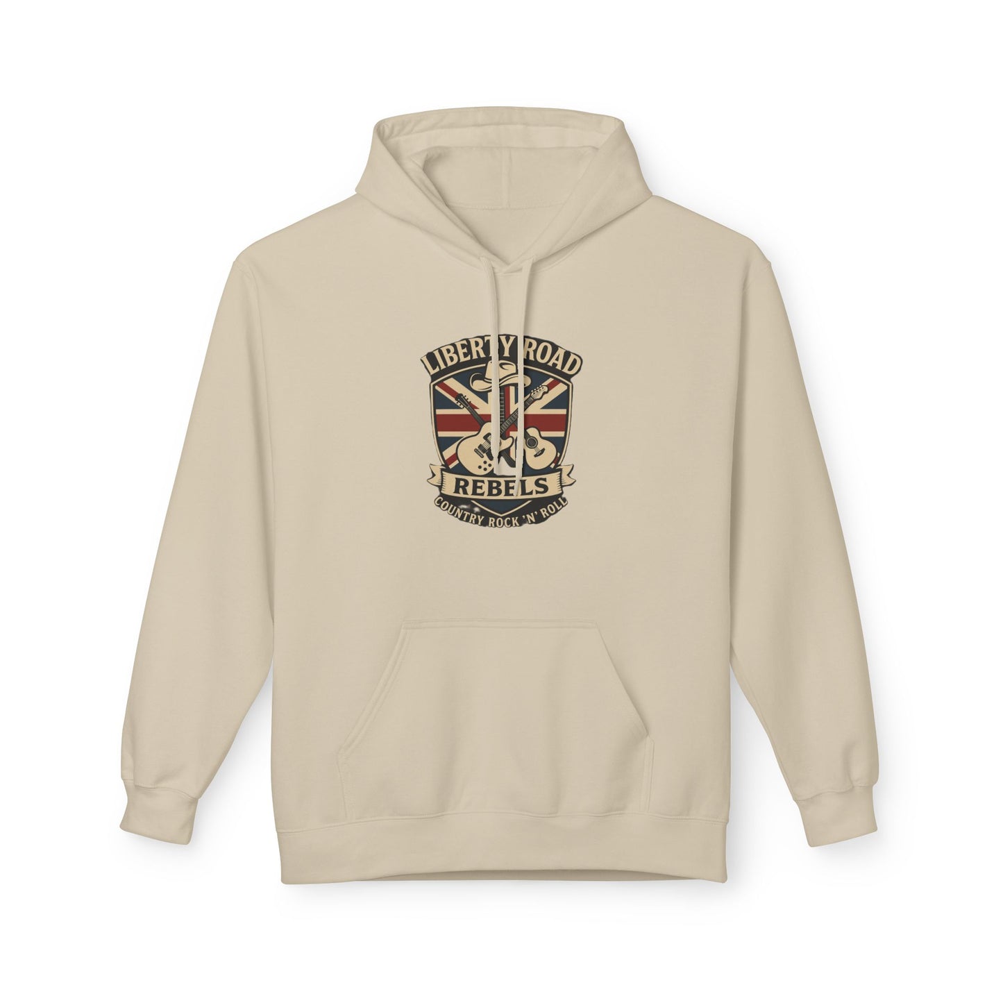 Liberty Road Rebels Britannia Fleece Hoodie Unisex Sweatshirt