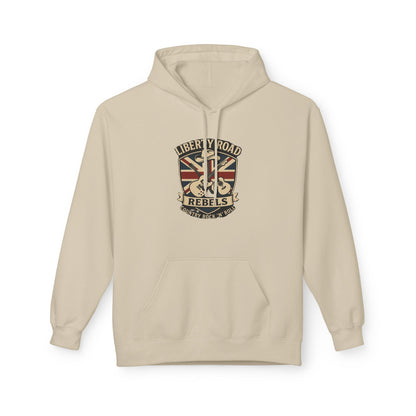 Liberty Road Rebels Britannia Fleece Hoodie Unisex Sweatshirt