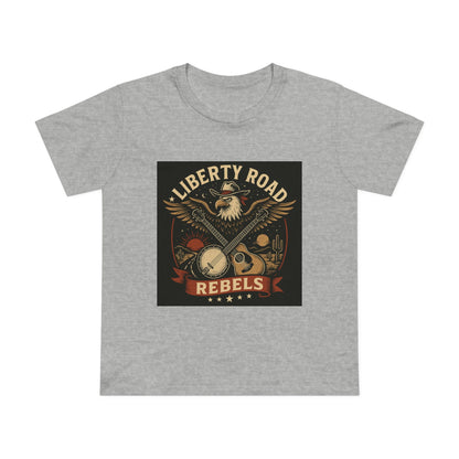 Liberty Road Rebels Vintage Americana Style Women's T-Shirt Tee