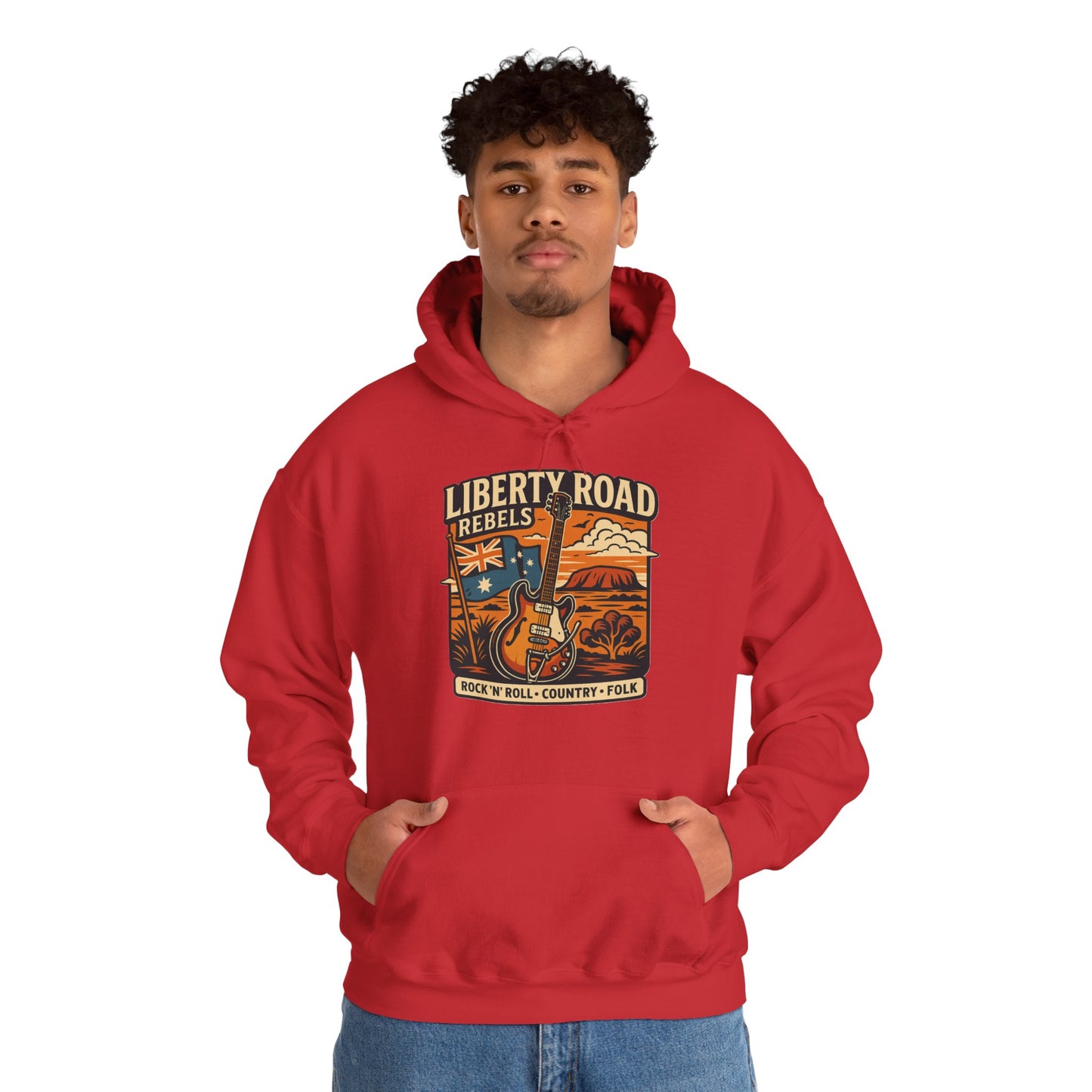 Liberty Road Rebels Australiana Hoodie