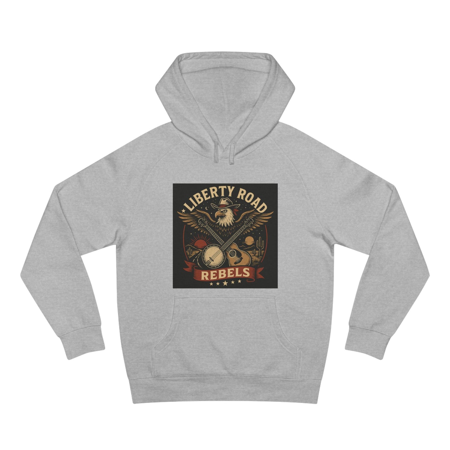 Liberty Road Rebels Vintage Americana Style Hoodie Unisex Sweatshirt