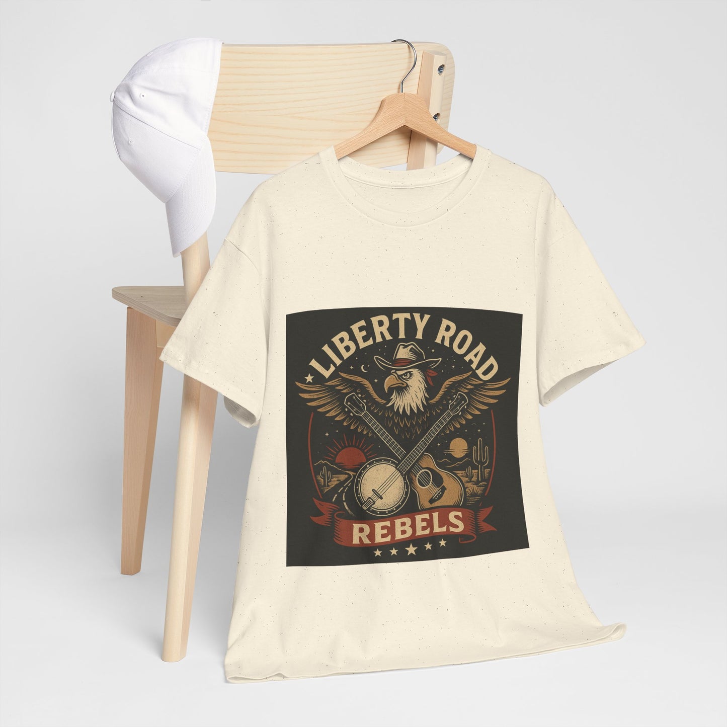 Liberty Road Rebels Vintage Americana Style Tee Unisex T-Shirt