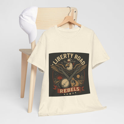 Liberty Road Rebels Vintage Americana Style Tee Unisex T-Shirt