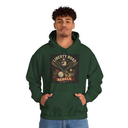 Liberty Road Rebels Vintage Americana Style Sweatshirt Unisex Hoodie