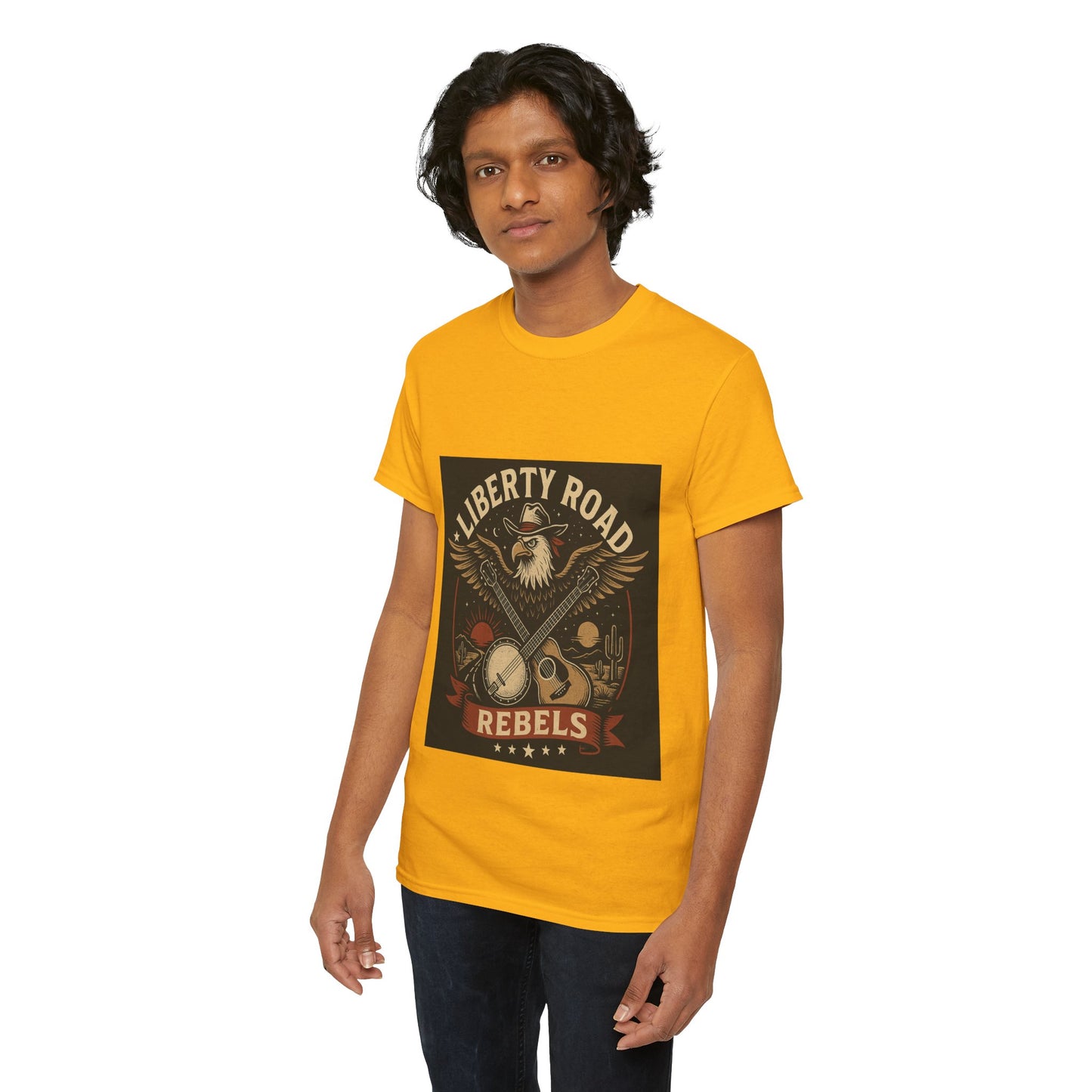 Liberty Road Rebels Vintage Americana Style Tee Unisex T-Shirt