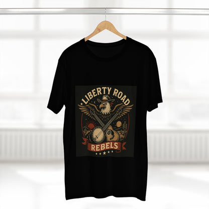 Liberty Road Rebels Vintage Americana Style Tee T-Shirt