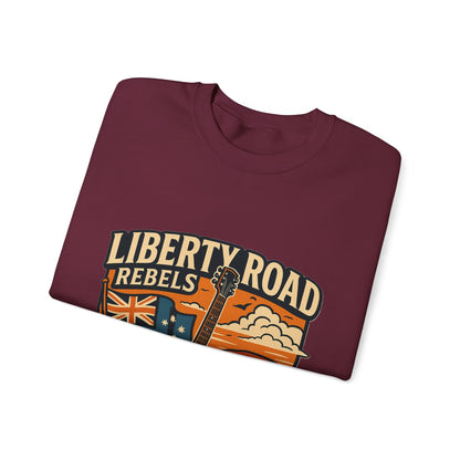 Liberty Road Rebels Australiana Cozy Crewneck Sweatshirt