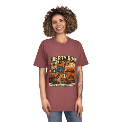 Liberty Road Rebels Australiana Unisex Tee T-Shirt