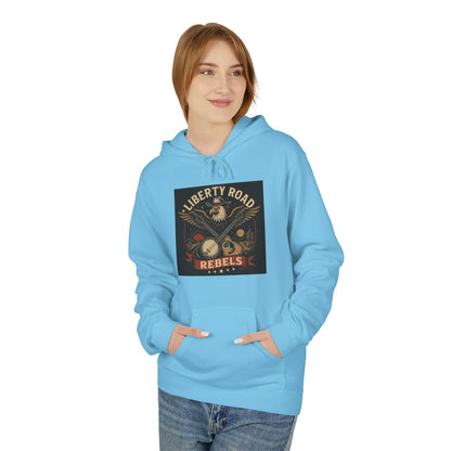 Liberty Road Rebels Vintage Americana Style Soft Fleece Hoodie