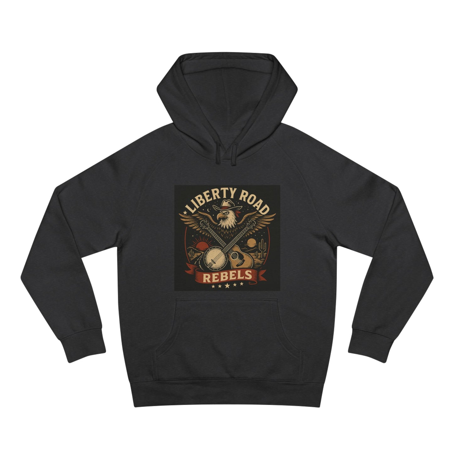 Liberty Road Rebels Vintage Americana Style Hoodie Unisex Sweatshirt