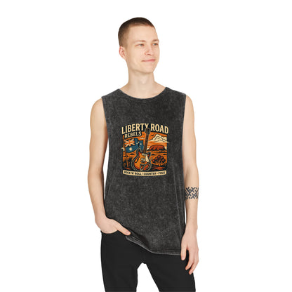 Liberty Road Rebels Australiana Vintage-Style Unisex Tank Top Singlet