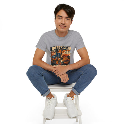 Liberty Road Rebels Australiana Unisex Ultra Cotton Tee T-Shirt