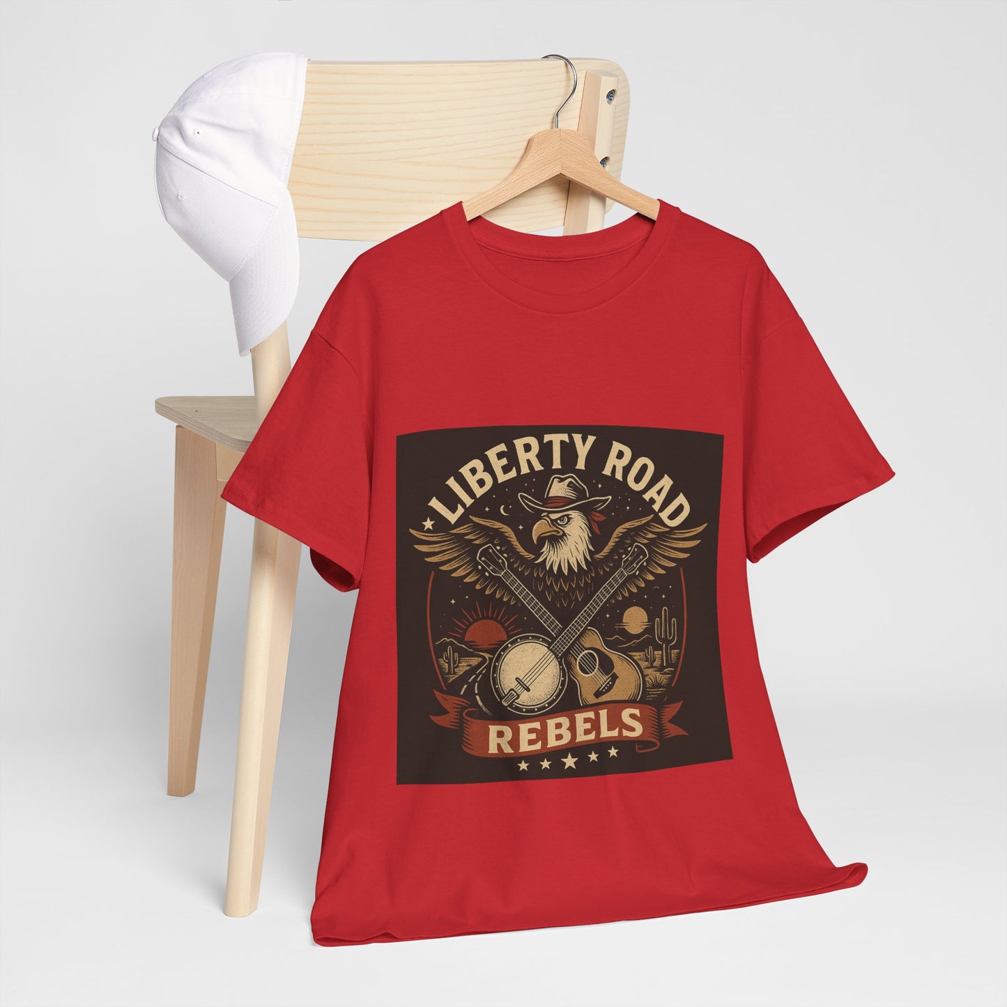 Liberty Road Rebels Vintage Americana Style Tee Unisex T-Shirt