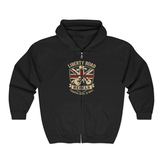 Liberty Road Rebels Britannia Unisex Heavy Blend Full Zip Hoodie