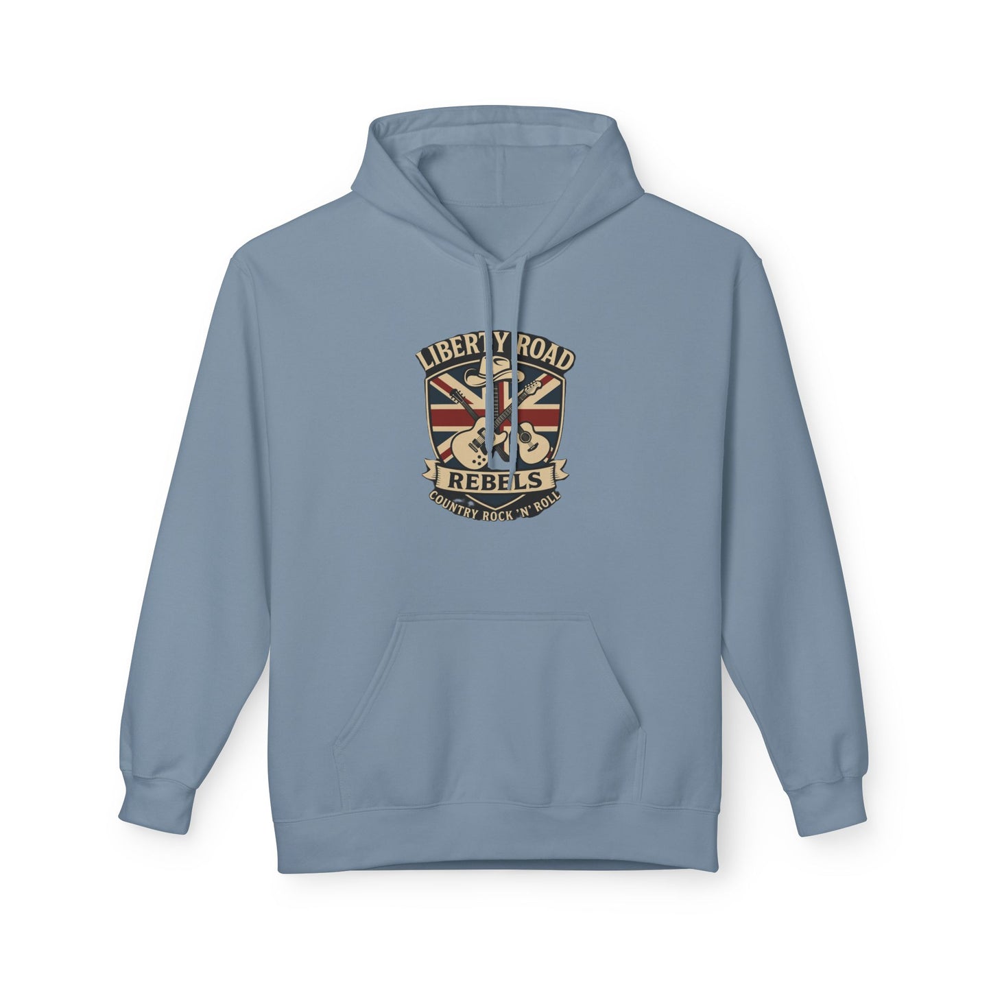Liberty Road Rebels Britannia Fleece Hoodie Unisex Sweatshirt