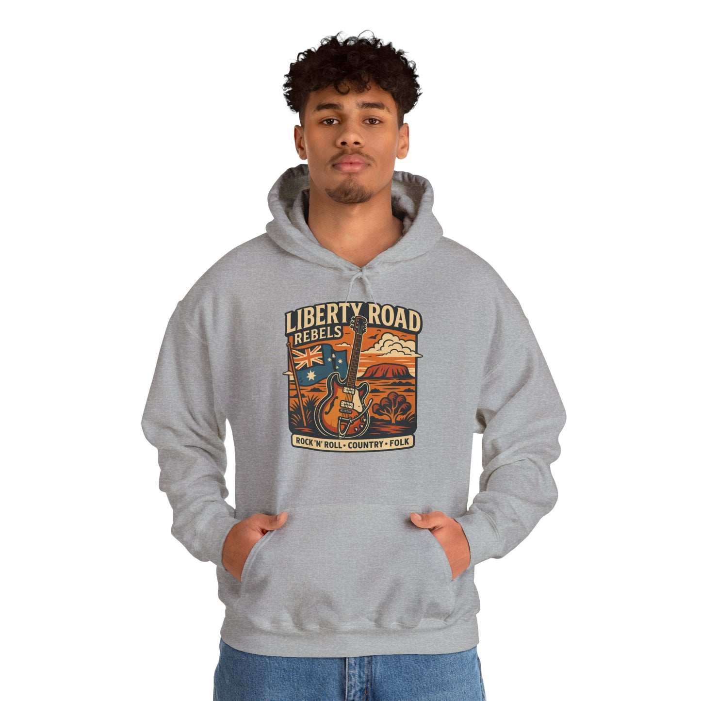 Liberty Road Rebels Australiana Hoodie
