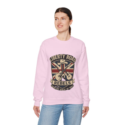 Liberty Road Rebels Britannia Sweatshirt Unisex Crewneck Longsleeve T-Shirt