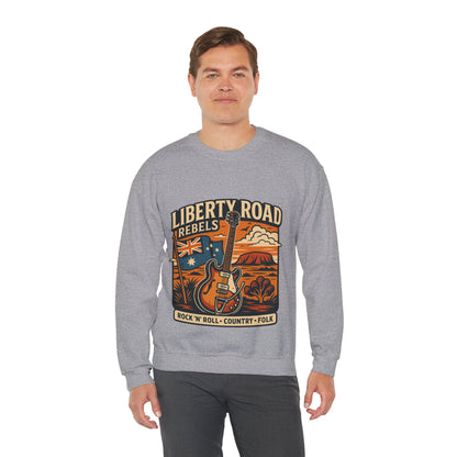 Liberty Road Rebels Australiana Cozy Crewneck Sweatshirt