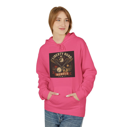 Liberty Road Rebels Vintage Americana Style Soft Fleece Hoodie