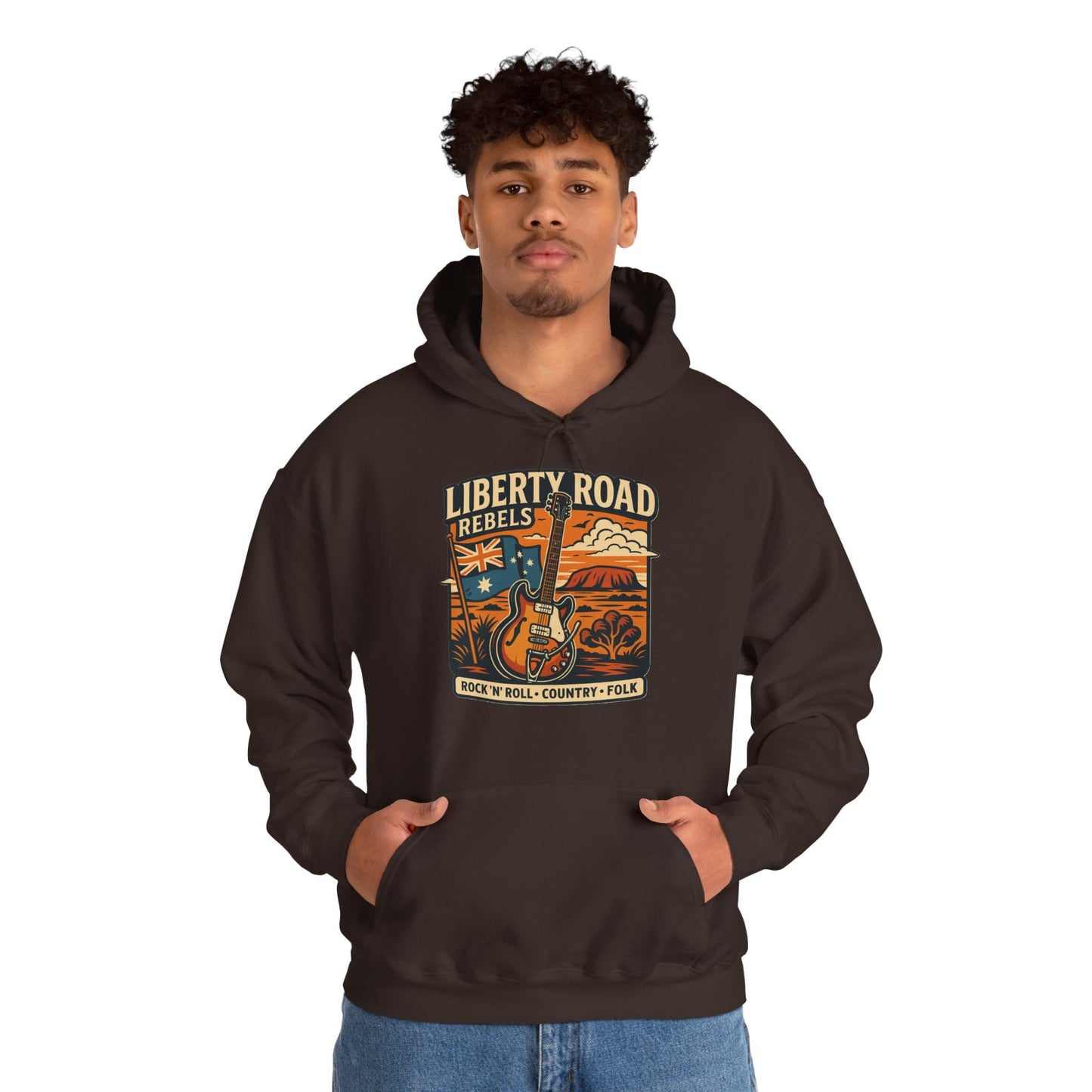 Liberty Road Rebels Australiana Hoodie