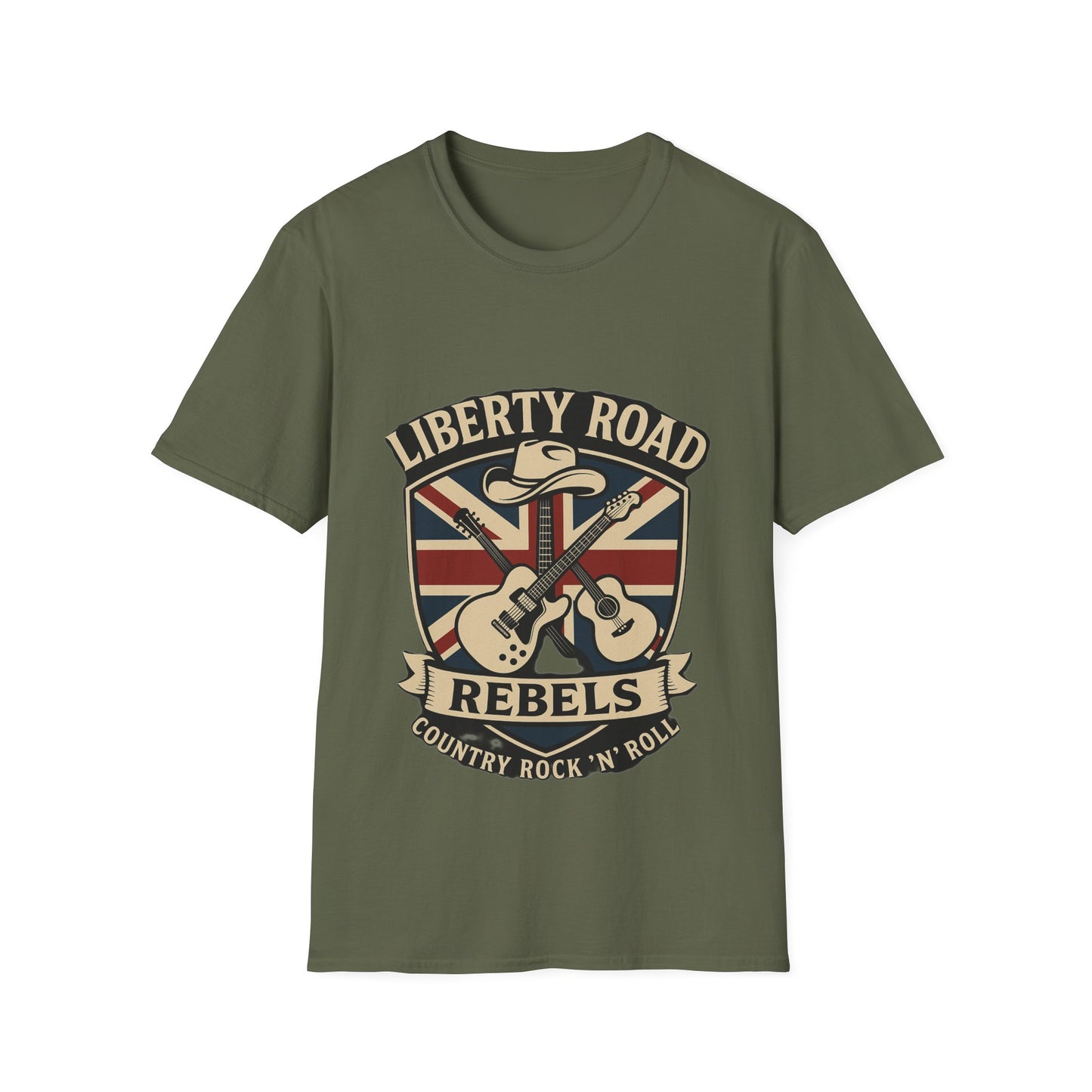 Liberty Road Rebels Britannia T-Shirt  Unisex Softstyle Tee