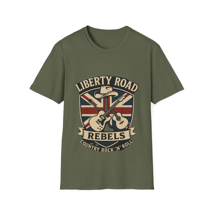 Liberty Road Rebels Britannia T-Shirt  Unisex Softstyle Tee
